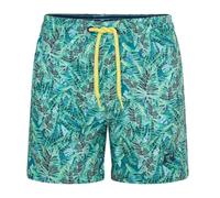 RIPT Performance Ragazzo Ript Essentials Pantaloncini da Bagno a Rapida Asciugatura con Protezione Solare UV 50, Motivo A Foglie Verdi, 11-12 Anni