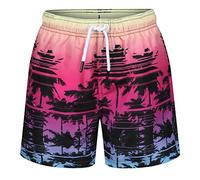 RIPT Performance Ragazzo Ript Essentials Pantaloncini da bagno a rapida asciugatura con protezione solare UV 50, Rosa, 7-8 anni