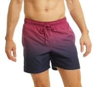 RIPT Performance Pantaloncini da Bagno da Uomo ad Asciugatura Rapida con Protezione Solare UV 50 Costume, Tintura a Immersione Rosa