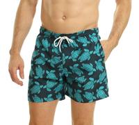 RIPT Performance Uomo Ript Essentials Pantaloncini da bagno a rapida asciugatura con protezione solare UV 50, Marina/Turchese, XL