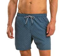 RIPT Performance Pantaloncini da Bagno da Uomo ad Asciugatura Rapida con Protezione Solare UV 50, Stampa Diamante Blu Pallido