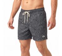 RIPT Performance Pantaloncini da Bagno da Uomo Ad L Stampa A Foglie Della Marina