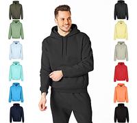 RIPT Performance RCSWT763 Uomo con Cappuccio Soft Touch Loungewear Felpa con Cappuccio Top, Carbone, XXL