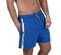 RIPT Performance Uomo Pantaloncini da Bagno a Rapida Asciugatura con Protezione Solare UV 50, Bianco/Blu Reale, XL