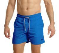 RIPT Performance Uomo Pantaloncini da bagno a rapida asciugatura con protezione solare UV 50, Blu reale, M