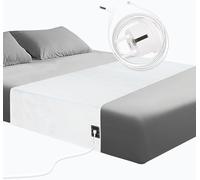 RIQINXIN Lenzuolo di messa a terra, tappeto di messa a terra, per dormire meglio, lenzuolo di terra, 10% fibra d'argento e 90% cotone biologico grounding bed Sheet Béige (100 x 200 cm)