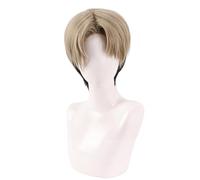 RiRaku Anime Cosplay Parrucca Kishibe Brown And Black Short Halloween Costume Cosplay Parrucca,per Festa Carnevale Natale