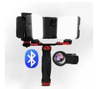 Ririfs Supporto per Attrezzatura per Luce Flash Fotografica con Lampada di Riempimento Orale Dentale Bluetooth per Il Trattamento del Dentista(MK-016+37mm CPL)