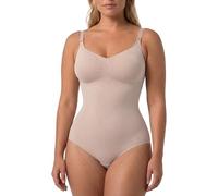 Risalti Body Contenitivo Modellante Donna Spallino Regolabile - Shapewear Bodysuit in Microfibra Seamless, Snellente per Vita Pancia Fianchi, Intimo Modellante - Made in Italy