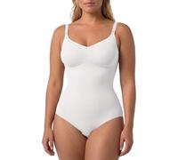 Risalti Body Contenitivo Modellante Donna Spallino Regolabile - Shapewear Bodysuit in Microfibra Seamless, Snellente per Vita Pancia Fianchi, Intimo Modellante - Made in Italy