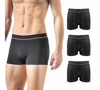 Risalti Boxer Uomo Elasticizzati in Microfibra 3 pz - Mutande Uomo più Morbide dei Boxer Cotone, Mutande Senza Cuciture ed Etichette, Intimo Comodo - Made in Italy