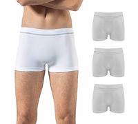 Risalti Boxer Uomo Elasticizzati in Microfibra 3 pz - Mutande Uomo più Morbide dei Boxer Cotone, Mutande Senza Cuciture ed Etichette, Intimo Comodo - Made in Italy