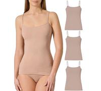 Risalti Canotta Donna Microfibra Spalla Stretta 3 pz- Canottiera Donna Elegante, Intimo più Morbido delle Canottiere Donna Cotone, Caraco Senza Cuciture, Women Underwear- Made in Italy
