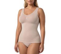 Risalti Canotta Donna Modellante Spalla Larga - Canottiera Donna Microfibra Elasticizzata, Top Intimo Modellante Senza Cuciture ed Etichette, Body Contenitivo, Traspirante - Made in Italy