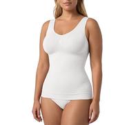 Risalti Canotta Donna Modellante Spalla Larga - Canottiera Donna Microfibra Elasticizzata, Top Intimo Modellante Senza Cuciture ed Etichette, Body Contenitivo, Traspirante - Made in Italy