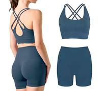 Risalti Leggins Push Up Shorts Donna Sportivi Sculpt - Pantaloncini Donna, Leggins Sportivi Donna Yoga e Fitness, Leggings Donna Vita Alta Senza Cuciture - 100% Made in Italy