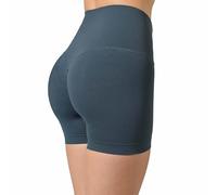 Risalti Leggins Push Up Shorts Sportivi Sculpt - Pantaloncini Donna Yoga e Fitness, Leggins Vita Alta Senza Cuciture - 100% Made in Italy