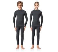 Risalti Maglia Termica Bambino Bambina e Calzamaglia Energy - Tuta Termica Bambino Unisex, Intimo Traspirante Senza Cuciture, Lupetto e Leggings Elasticizzati, Sci, Calcio, Ciclismo - Made in Italy