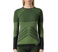 Risalti Maglia Termica Donna Manica Lunga Energy - Intimo Termico Traspirante a Compressione, Senza Cuciture ed Etichette per Sci, Trekking, Running, Ciclismo - Made in Italy