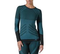 Risalti Maglia Termica Donna Manica Lunga Energy - Intimo Termico Traspirante a Compressione, Senza Cuciture ed Etichette per Sci, Trekking, Running, Ciclismo - Made in Italy