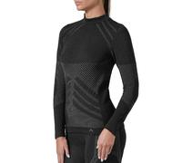Risalti Maglia Termica Donna Manica Lunga Energy - Lupetto Traspirante a Compressione, Intimo Termico Senza Cuciture ed Etichette per Sci, Trekking, Running, Ciclismo - Made in Italy