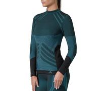 Risalti Maglia Termica Donna Manica Lunga Energy - Lupetto Traspirante a Compressione, Intimo Termico Senza Cuciture ed Etichette per Sci, Trekking, Running, Ciclismo - Made in Italy