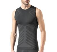 Risalti Maglia Termica Uomo Smanicato Energy - Intimo Termico Sportivo Termoregolante, Elasticizzato e Traspirante, Maglia Termica Manica Corta, Canottiera Senza Cuciture - Made in Italy