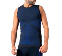 Risalti Maglia Termica Uomo Smanicato Energy - Intimo Termico Sportivo Termoregolante, Elasticizzato e Traspirante, Maglia Termica Manica Corta, Canottiera Senza Cuciture - Made in Italy