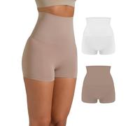 Risalti Pancera Contenitiva Donna Short 2 Pz - Guaina Contenitiva Donna Senza Cuciture ed Etichette, Pantaloncino Contenitivo Ventre Piatto, Intimo Modellante in Microfibra - Made in Italy