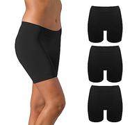 Risalti Pantaloncini Antisfregamento Donna Microfibra 3 pz- Pantaloncini Sottogonna Donna Elasticizzati, Antisfregamento Cosce Donna, Leggins Corti Donna, Shorts Senza Cuciture - 100% Made in Italy