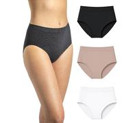 Risalti Slip Donna Vita Alta Microfibra Seamless 3Pz - Mutande Donna Senza Cuciture ed Etichette, Elasticizzate, Traspiranti, Intimo Morbido Effetto Seconda Pelle - Made in Italy