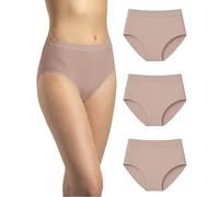 Risalti Slip Donna Vita Alta Microfibra Seamless 3Pz - Mutande Donna Senza Cuciture ed Etichette, Elasticizzate, Traspiranti, Intimo Morbido Effetto Seconda Pelle - Made in Italy