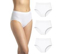 Risalti Slip Donna Vita Alta Microfibra Seamless 3Pz - Mutande Donna Senza Cuciture ed Etichette, Elasticizzate, Traspiranti, Intimo Morbido Effetto Seconda Pelle - Made in Italy