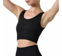 Risalti Top Donna Sportivo Microfibra, Reggiseno Elasticizzata Sport, Top seamessl, Reggiseno Sportivo Ilena Senza Cuciture