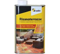 icobit Risanaterrazze-Protettivo impermeabilizzante per terrazze e balconi, 1 Litro