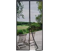 Risareyi Zanzariera Magnetica per Porte 130x235cm, Nero - Zanzariera Porta Finestra Tenda Chiusura Automatica Traspirante Facile da Installare Anti Zanzare Insetti, per Balcone Soggiorno