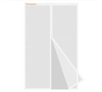 Risareyi Zanzariera Magnetica per Porte Finestra 65x200cm, Bianco Vetroresina Rete Super Resistente Tenda Zanzariera con Calamita Anti Zanzare, per Balcone Soggiorno, Facile da Montare