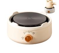 Riscaldamento a bruciatore singolo, piano cottura elettrico regolabile con riscaldamento controllato | Preparazione del caffè, cucina, viaggi, picnic, campeggio all'aperto, pratico dispositi