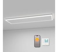 Riscaldamento a infrarossi, montaggio a soffitto, 410 W, riscaldamento a soffitto, infrarossi, con illuminazione a LED, riscaldamento a infrarossi, con termostato, controllo per app