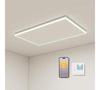 Riscaldamento a infrarossi, montaggio a soffitto, 700 Watt, riscaldamento a raggi infrarossi con illuminazione a LED, riscaldamento a infrarossi con termostato, controllo tramite app, riscaldamento a