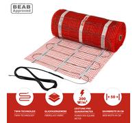 Riscaldamento a Pavimento Elettrico WarmUp Piastrella Bagno 150W/M² Set [EEK: A]