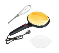 riscaldamento antiaderente - rotondo con controllo termostato | Creatore di frittelle elettriche per la colazione rapida, uso della cucina, cottura al pane , preparazione di c