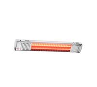 Riscaldamento esterno 1500 Watt 6 m² argento termine radiatore a infrarossi...