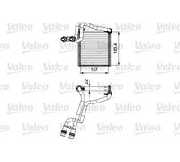 RISCALDAMENTO INTERNO VALEO PER VW AUDI SEAT SKODA 811536