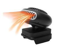 Riscaldamento per auto con batteria e caricabatterie, riscaldamento portatile per auto a 2 livelli (30-80°C), riscaldamento ricaricabile, protezione da surriscaldamento e ribaltamento, rotazione a 180