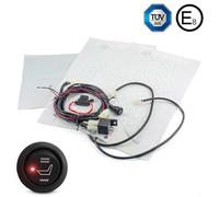 Riscaldamento sedile Ampire HEAT202, commutabile su 2 livelli, 12 Volt,...