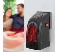 Riscaldamento supplementare con presa per bagno - Radiatore supplementare Soffiante - Mini riscaldamento portatile per presa - Termostato Timer Display LED - Temperatura: 15-32 ℃ - 400 W