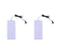 Riscaldamento USB da 5 V, piastra riscaldante, linea nera con angolo retto, per uomini e donne, caldo inverno, freddo, caccia, sci, escursionismo, ciclismo, 1/2/3/4 pezzi (8,5 x 19 cm, pezzo, 2,0)