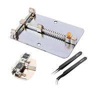 Riscaldamento veloce PCB. Titolare Jig for la riparazione del circuito del telefono cellulare Stazione di rilavorazione universale SMD. Piattaforma di saldatura con 2 pinzette antistatiche