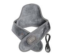 riscaldante per collo, massaggiatore vibrante alimentato tramite USB, con 3 livelli di temperatura, morbido supporto riscaldante per spalle e collo, cuscinetto rilassante per alleviare i